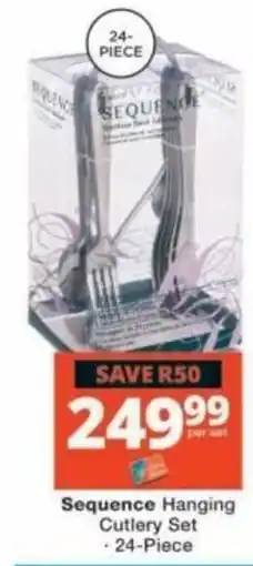 Checkers Sequence Hanging Cutlery Set offer
