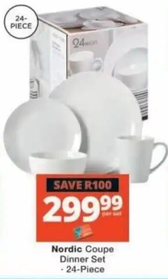 Checkers Nordic Coupe Dinner Set offer