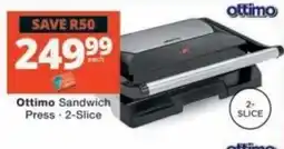 Checkers Ottimo Sandwich Press - 2-Slice offer