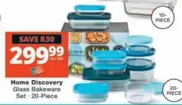 Checkers Home Discovery Glass Bakeware Set offer