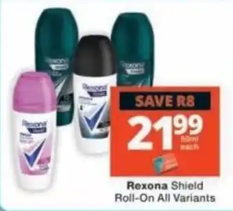 Checkers Rexona Shield Roll-On offer