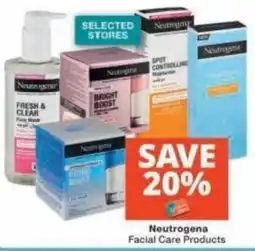 Checkers Neutrogena Facial Care Products offer