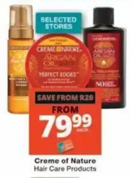 Checkers Creme of Nature Argan Oil Perfect Edges offer