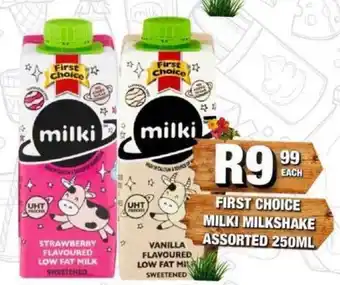 Take 'n Pay First Choice Milki Milkshake Assorted offer