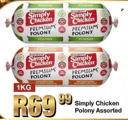 Take 'n Pay Simply Chicken Polony Assorted offer