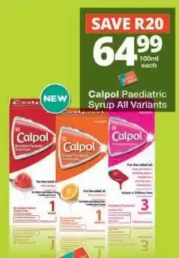 Checkers Calpol Paediatric Syrup offer