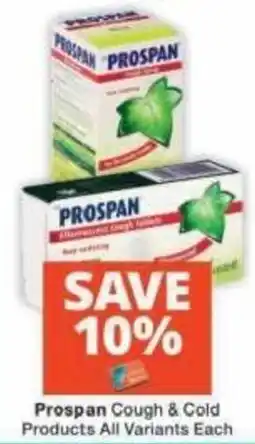 Checkers Prospan Cough & Cold Products offer