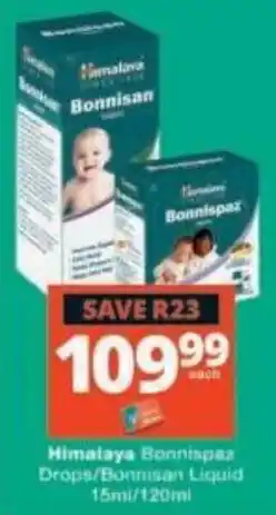 Checkers Himalaya Bonnispaz Drops/Bonnisan Liquid offer