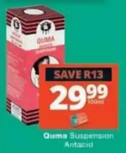 Checkers Quma Suspension Antacid offer