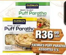 Take 'n Pay Fatima's Puff Paratha Assorted offer