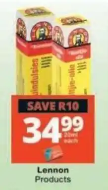 Checkers Lennon Products offer