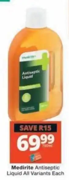 Checkers Medirite Antiseptic Liquid offer