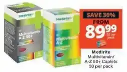 Checkers Medirite Multivitamin A-Z 50+ Caplets offer