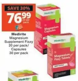 Checkers Medirite Magnesium Supplement Fizzy offer