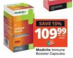 Checkers Medirite Immune Booster Capsules offer