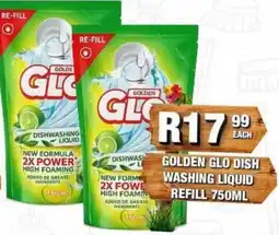 Take 'n Pay Golden Glo Dish Washing Liquid Refill offer