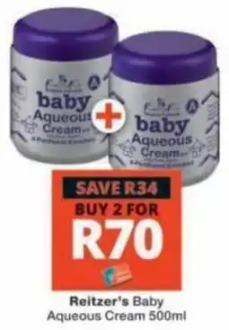 Checkers Reitzer's Baby Aqueous Cream offer