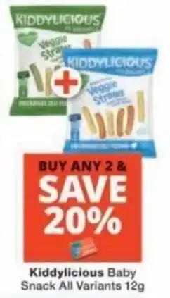 Checkers Kiddylicious Baby Snack All Variants offer