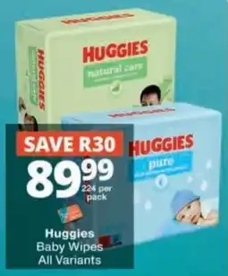 Checkers Huggies Baby Wipes offer