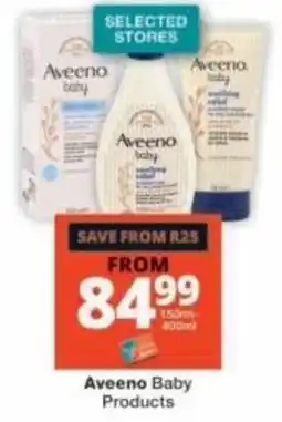 Checkers Aveeno Baby Products offer