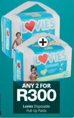 Checkers Lovies Disposable Pull-Up Pants offer