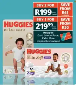 Checkers Huggies extra care offer
