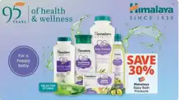 Checkers Himalaya Baby Bath Products offer