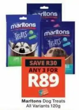 Checkers Marltons Dog Treats offer