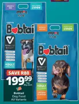 Checkers Bobtail Dog Food offer