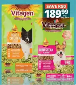 Checkers Vitagen Dog Food offer