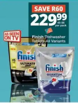 Checkers Finish Dishwasher Tablets All Variants offer