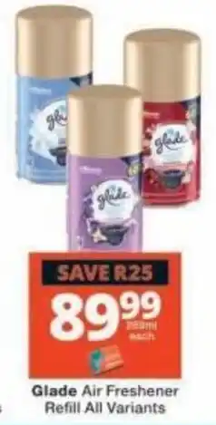 Checkers Glade Air Freshener Refill All Variants offer
