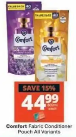 Checkers Comfort Fabric Conditioner Pouch offer