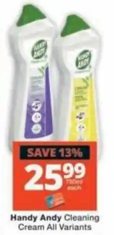 Checkers Handy Andy Cleaning Cream All Variants offer