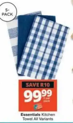 Checkers Essentials Kitchen Towel offer
