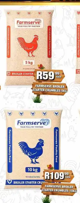 Take 'n Pay Farmserve Broiler Starter Crumbles offer