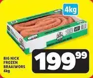 Usave Frozen - big nick frozen braaiwors offer