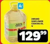 Usave Sunflower cooking oil offer