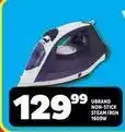 Usave Non-stick steam iron 1600w offer