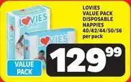 Usave Lovies - disposable napppies offer