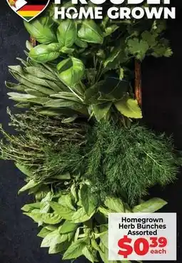 Food Lover's Market Homegrown herb bunches offer