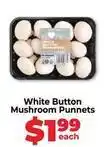 Food Lover's Market White button mushroom punnet offer