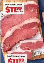 Food Lover's Market Beef rump steak offer