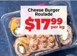 Food Lover's Market Cheese burger roulade offer