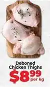 Food Lover's Market Deboned chicken thighs offer