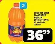 Usave Oros - flavoured squash concentrate offer