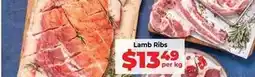 Food Lover's Market Lamb ribs offer