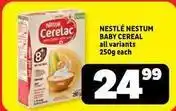 Usave Nestlé - baby cereal offer