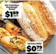 Food Lover's Market San francisco sourdough bread offer