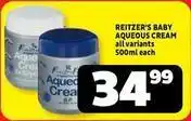 Usave Baby aqueous cream offer